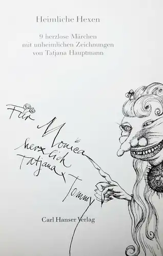 Tatjana Hauptmann, Heimliche Hexen SIGNIERT mit ORIGINAL-ZEICHNUNG
