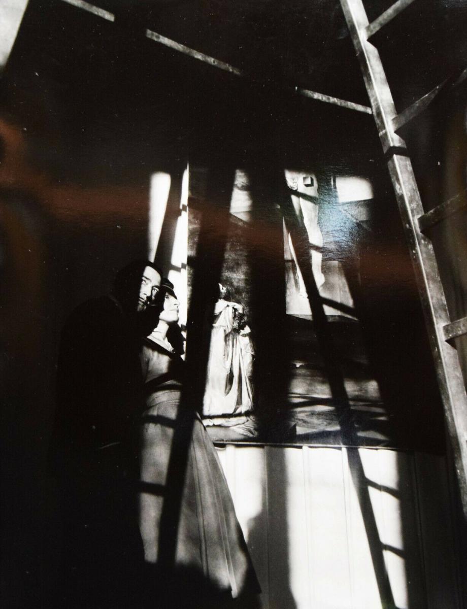 Salvador Dali und Gala - Original-Photographie von Aldo Durazzi - 1954 0