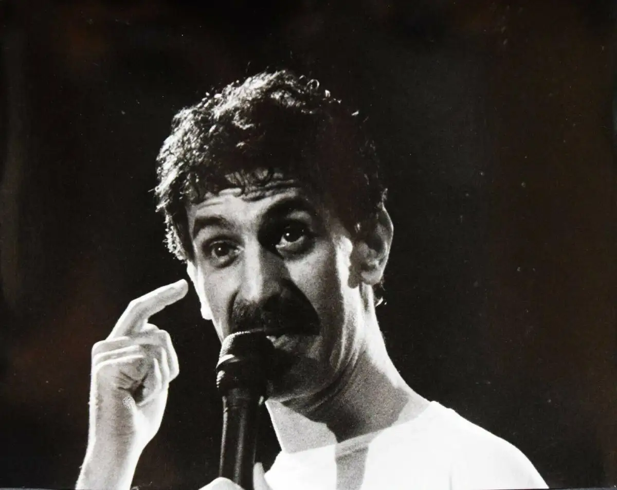 Frank Zappa - Original-Vintage-Photo - Genua 1988 - Pop-Kultur 0