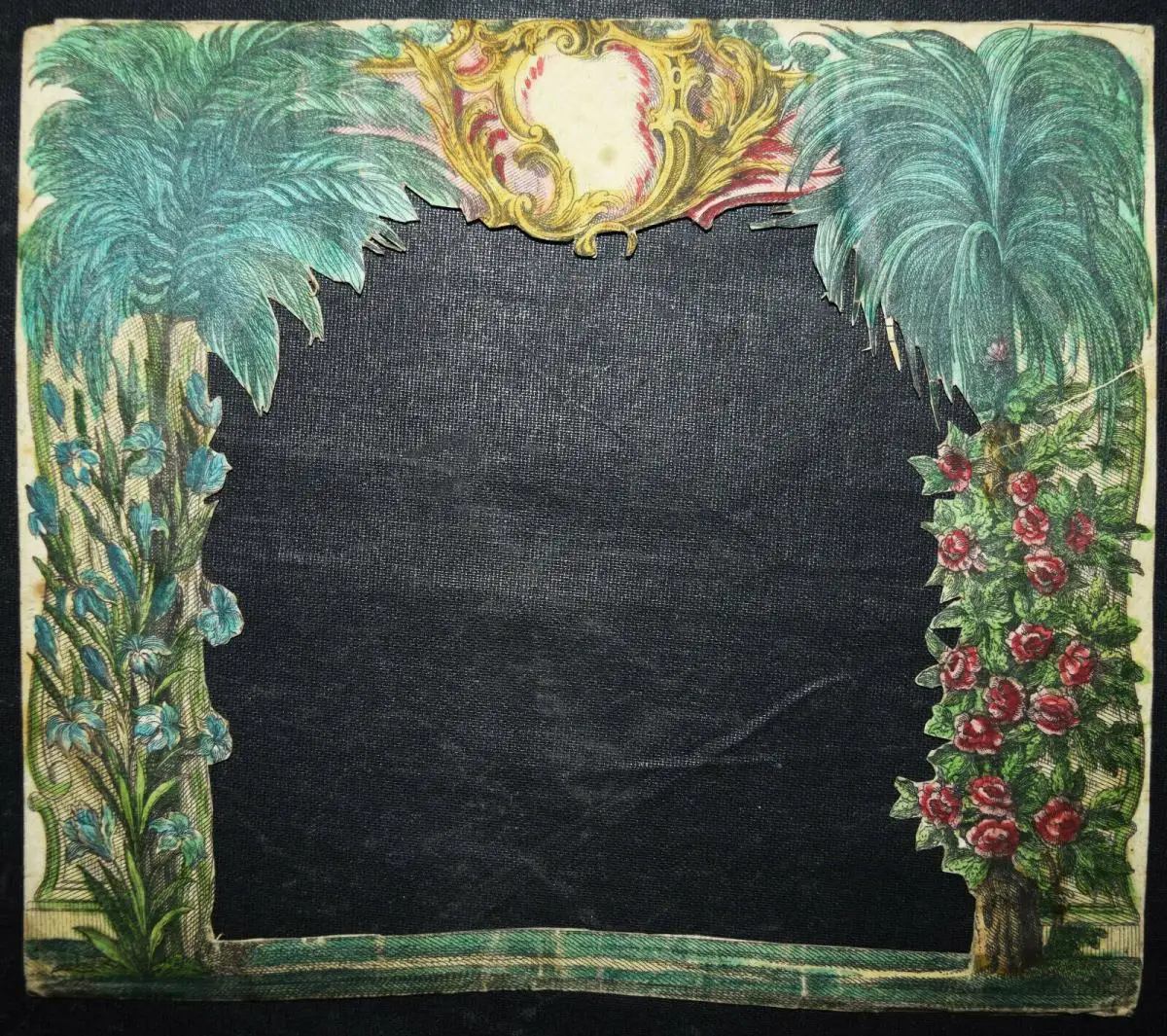 PAPIERTHEATER um 1730 - Engelbrecht  – Jesus im Garten Gethsemane - DIORAMA 9