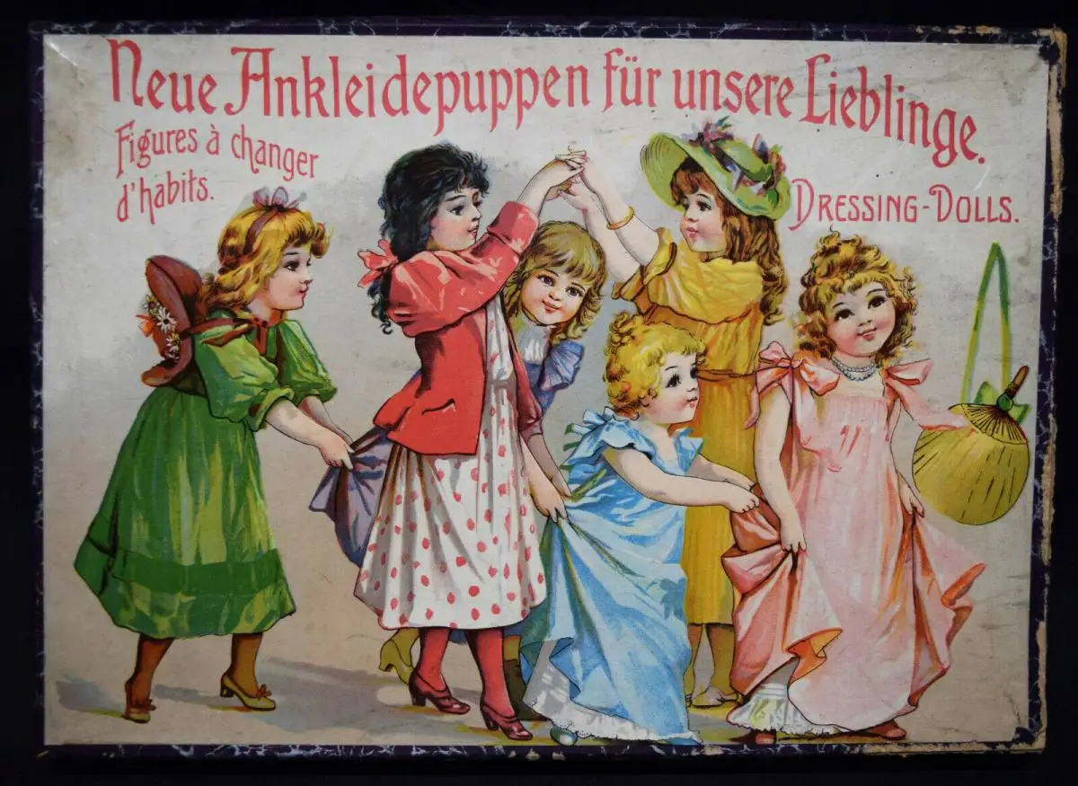PUPPEN – Neue Ankleidepuppen für unsere Lieblinge (um 1910) - LUXUSPAPIER 2
