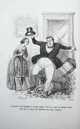 Old Nick et Grandville - Petites misères de la vie humaine - Erstausgabe 1843