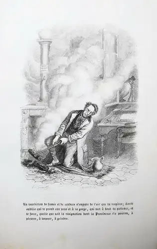 Old Nick et Grandville - Petites misères de la vie humaine - Erstausgabe 1843