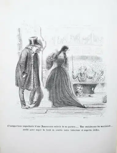 Old Nick et Grandville - Petites misères de la vie humaine - Erstausgabe 1843