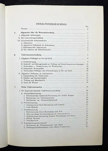 Höll, Untersuchung, Beurteilung, Aufbereitung von Wasser CHEMIE