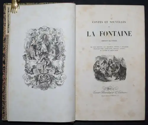 LA FONTAINE - CONTES ET NOUVELLES - 1839