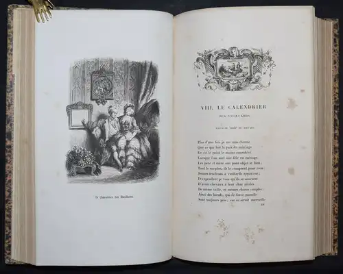 LA FONTAINE - CONTES ET NOUVELLES - 1839