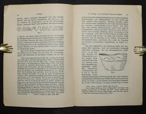 Die Schlange in der griechischen Kunst von Erich Küster - 1913