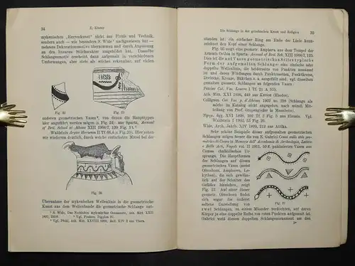 Die Schlange in der griechischen Kunst von Erich Küster - 1913