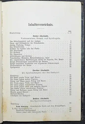 Minckwitz, Das ABC des Schachspiels - 1884 - Schach - Chess - echecs