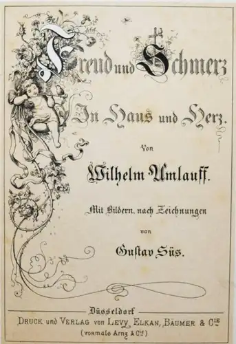 Umlauff, Freud und Schmerz in Haus und Herz 1861 EINZIGE AUSGABE