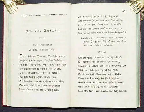 Uhland, Ernst, Herzog von Schwaben -1818 - Erste Ausgabe - DRAMA - DRAMEN