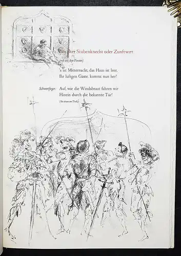 Keller, Die Johannisnacht - Eines von 700 Exemplaren Lithographien Charles Hug