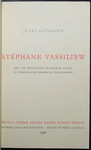 Laforgue, Stéphane Vassiliew - 1946