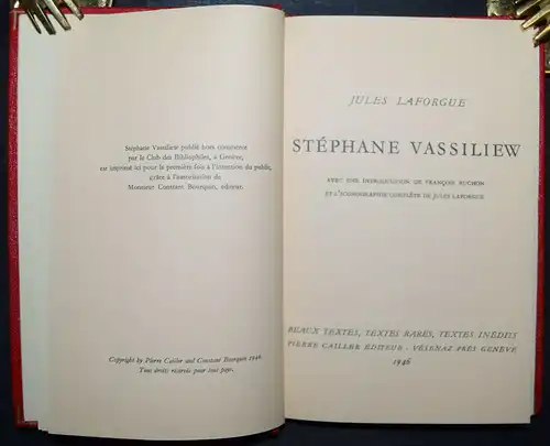 Laforgue, Stéphane Vassiliew - 1946