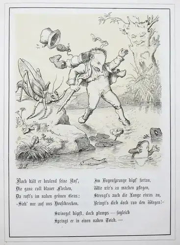 Süs. Swinegels Reiseabenteuer! Braunschweig - Vieweg 1857 ERSTE AUSGABE 
