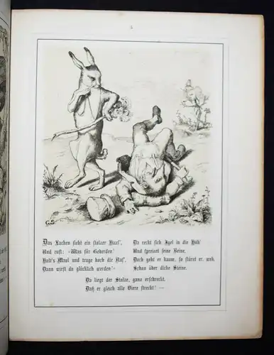 Süs. Swinegels Reiseabenteuer! Braunschweig - Vieweg 1857 ERSTE AUSGABE 