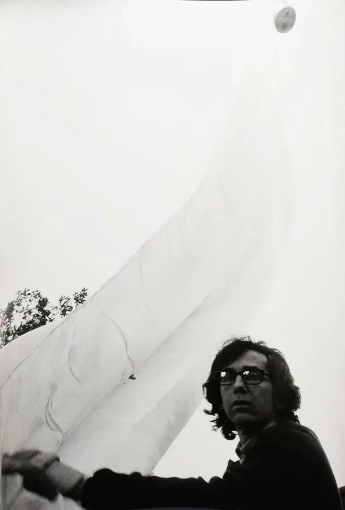 Christo, Original-Vintage-Photo von Aldo Durazzi - ROM 1974 - 30 x 40 cm. 0