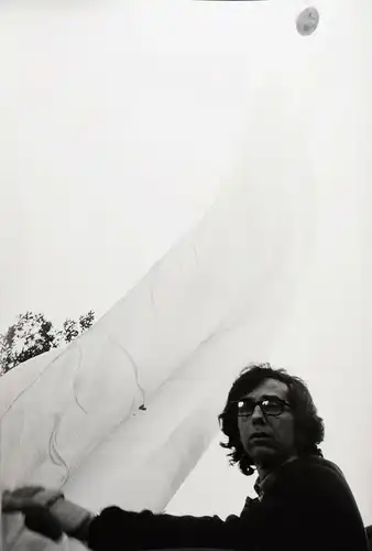 Christo, Original-Vintage-Photo von Aldo Durazzi - ROM 1974 - 30 x 40 cm.