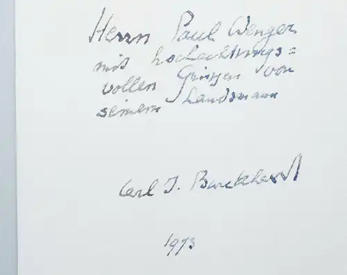 Burckhardt, Gesammelte Werke. Bern 1971 SIGNIERT GESAMTAUSGABE