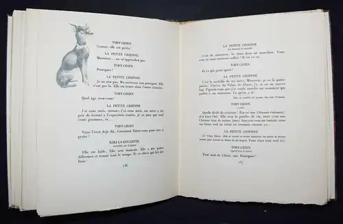 Colette, Douze dialogues de betes - 1945 NUMMERIERT Eines von 400 Ex. FABELN