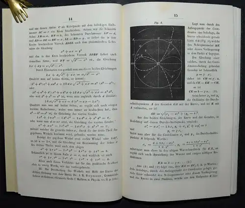 Fialkowski, Theilung des Winkels und des Kreises SELTEN !  Mathematik Geometrie