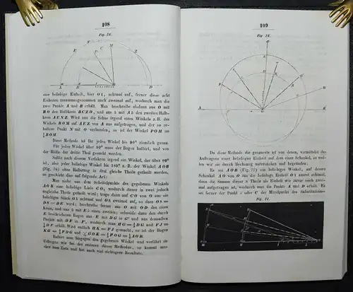 Fialkowski, Theilung des Winkels und des Kreises SELTEN !  Mathematik Geometrie