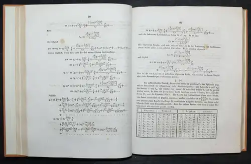 Grunert, Sphäroidische Trigonometrie - 1833 MATHEMATICS - TRIGONOMETRY SPHERE