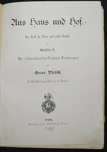 Aus Haus und Hof. Ein Buch für kleine und große Kinder (1879) - Gräfin zur Lippe