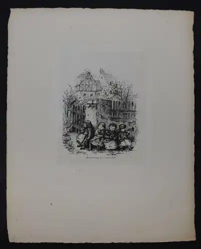Werckmeister, 6 Kleinradierungen aus dem Jahre 1875