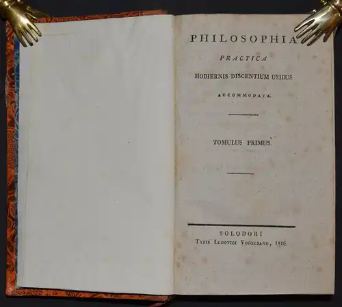  Philosophia theoretica hodiernis ...1816-1829 von Jos(eph) H. Suter 