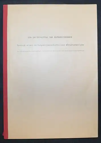 Lilian Schacherl - Die Zeitschriften des Expressionismus - Dissertation