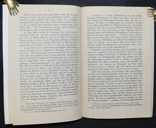 F. KINKELIN -  DIE URBEWOHNER DEUTSCHLANDS - 1882 - VORGESCHICHTE DEUTSCHLAND