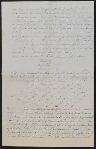 A. Schering, Akustik - Deutsche Handschrift auf Papier um 1910 Autographen