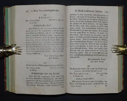 Allgemeiner Briefsteller für junge Kaufleute von Johann H. Bolte - 1822