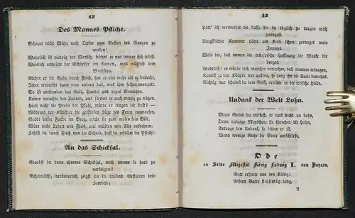 Blüthen-Kranz kleiner Gedichte 1846- Erste Ausgabe, selten. 