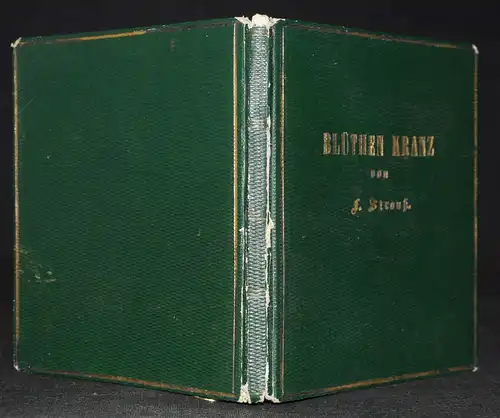 Blüthen-Kranz kleiner Gedichte 1846- Erste Ausgabe, selten. 