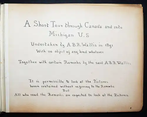 A short tour through Canada 1891 ORIGINAL-PHOTOGRAPHS TRAVEL INDIANS SHIPS USA