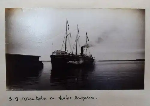 A short tour through Canada 1891 ORIGINAL-PHOTOGRAPHS TRAVEL INDIANS SHIPS USA