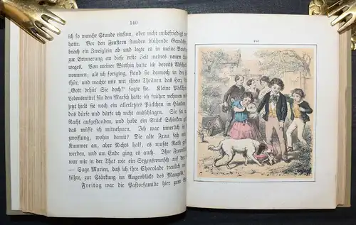 Stein, 52 Sonntage - um 1880 LITHOGRAPHIEN HANDKOLORIERT Hosemann Winckelmann