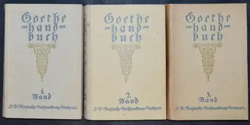 Zeitler, Goethe-Handbuch 1916-1918