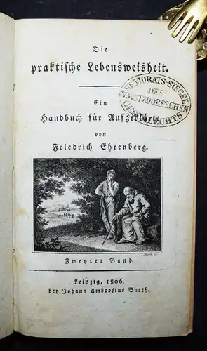 Ehrenberg, Die practische Lebensweisheit - 1805 - AUFKLÄRUNG