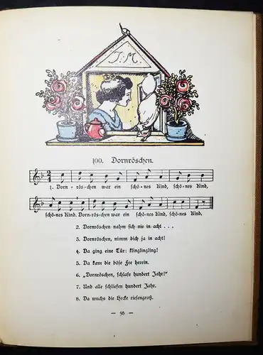 Lehnhoff. Schöne alte Singspiele 1907 JUGENDSTIL - LIEDER J. Mauder