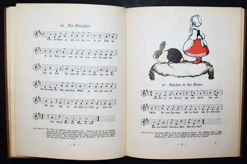 Lehnhoff. Schöne alte Singspiele 1907 JUGENDSTIL - LIEDER J. Mauder