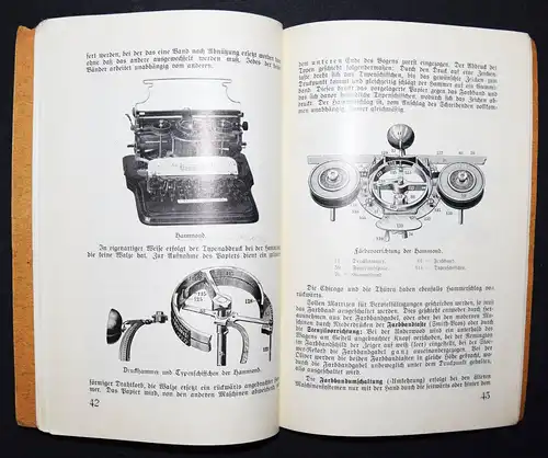 Czerny, Mechanik und kurze Geschichte der Schreibmaschine 1932 SELTEN !
