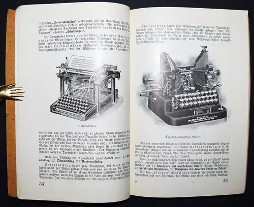 Czerny, Mechanik und kurze Geschichte der Schreibmaschine 1932 SELTEN !