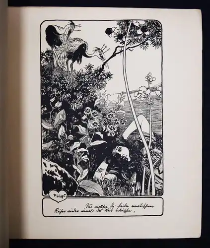 Hass, Sonnen-Märchen. 10 Zeichnungen. 1901 (Teuerdank. Fahrten und...JUGENDSTIL