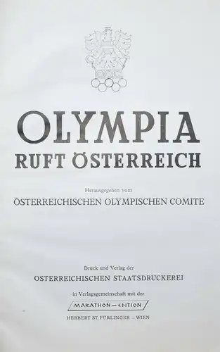 Olympische Spiele – Olympia ruft Österreich