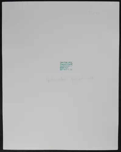 LANG, GETARNTER ZUSCHAUER ORIGINAL-PHOTOGRAPHIE ZÜRICH UM 1980