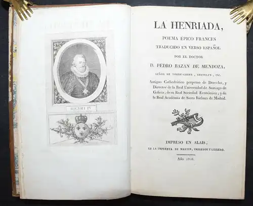 Voltaire, La Henriada - 1816